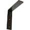 Ekena Millwork Hamilton Steel Bracket, Antiqued Brass 2"W x 8"D x 8"H BKTM02X08X08HAABS - alternate 1